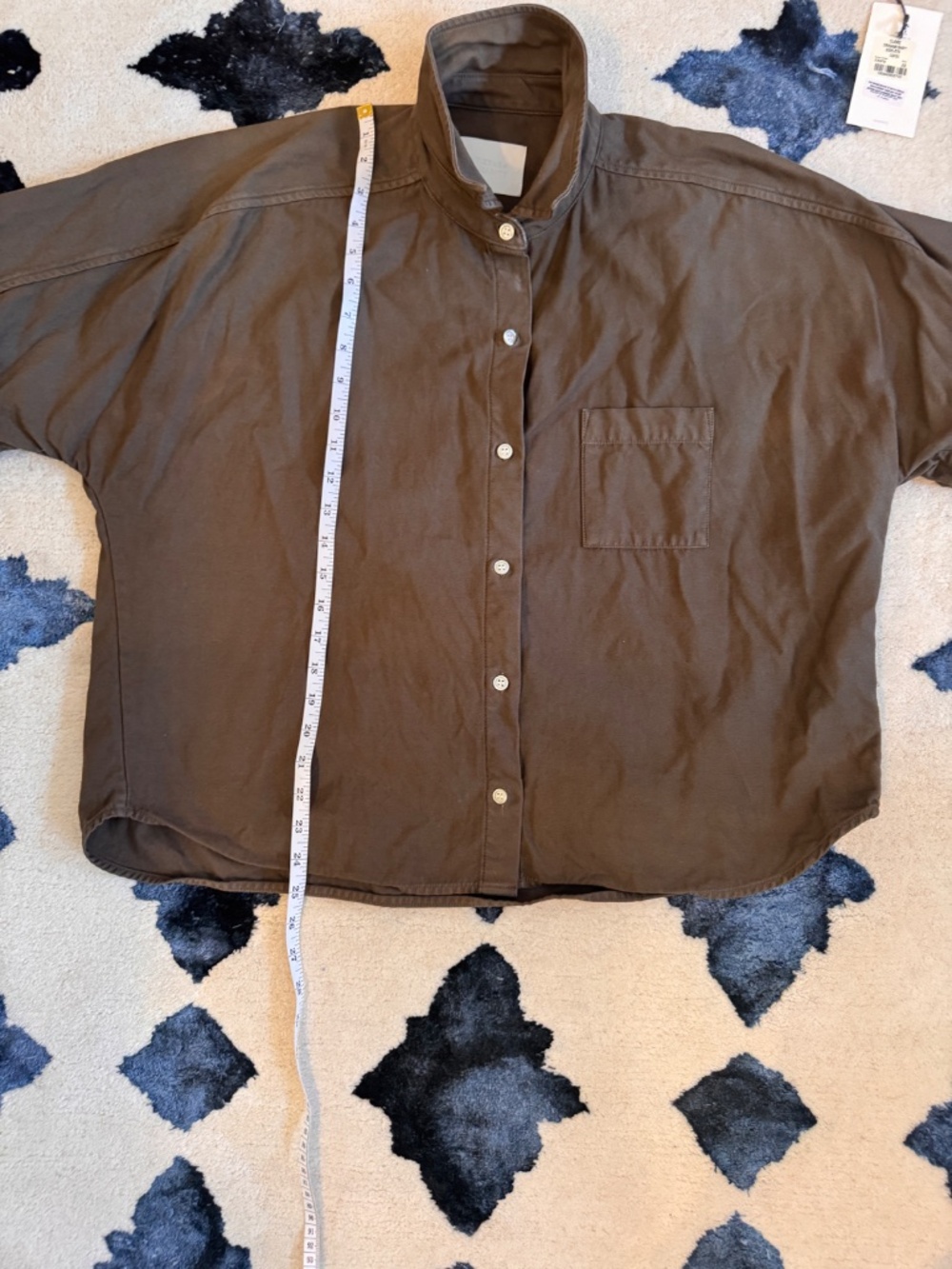 Citizens of Humanity Claire Origami Shirt in Costes in XS - Picture 5 of 8